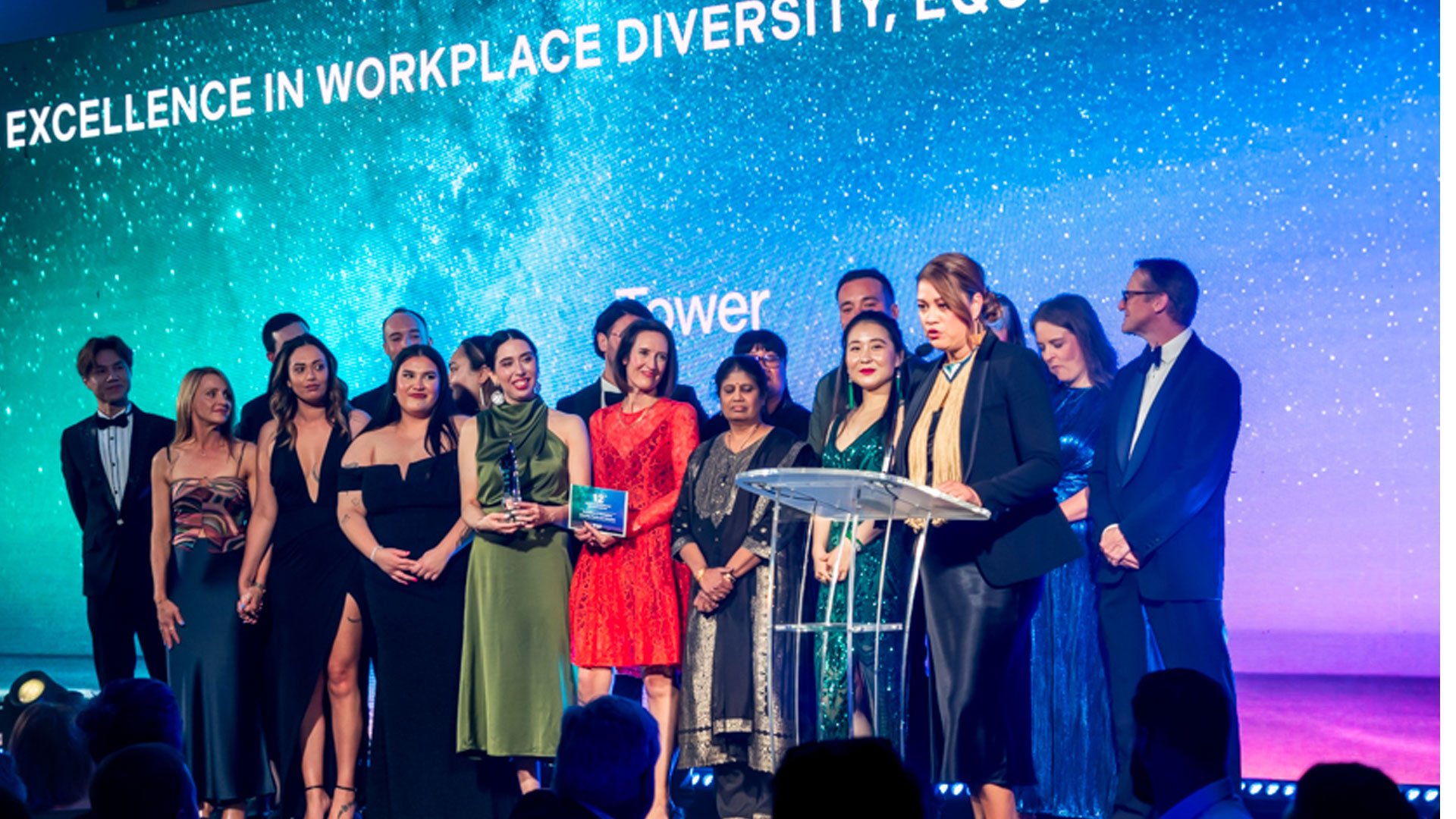 Tower Insurance 2024 New Zealand Insurance Industry award winner for Diversity Equity and Inclusion Excellence