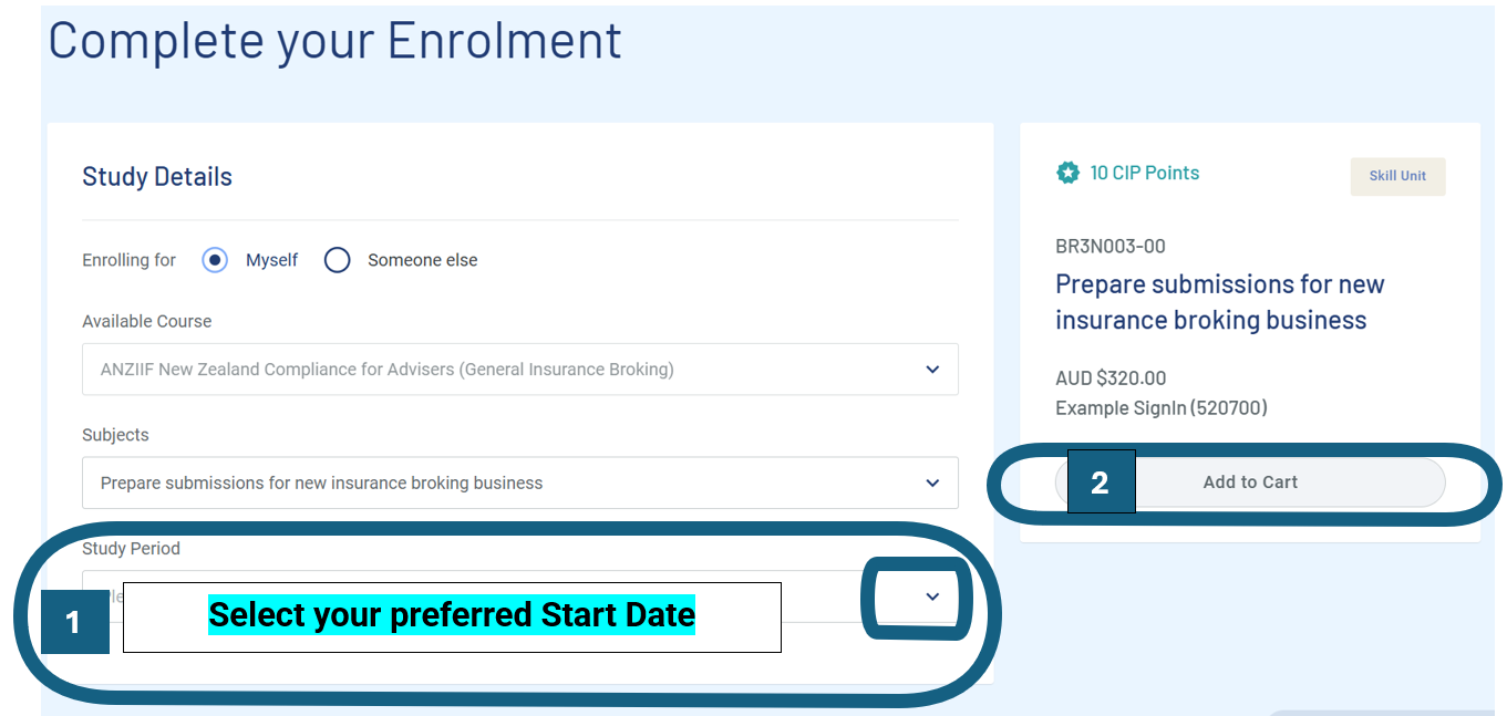 Complete your Enrolment