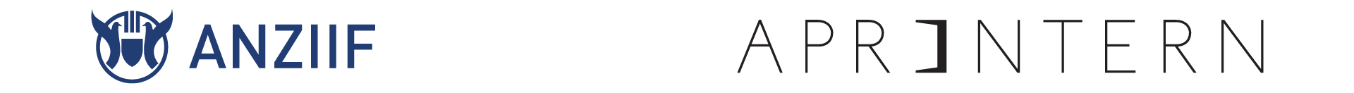 ANZIIF and APR.Intern logos