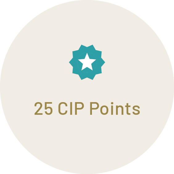 25 CIP Points